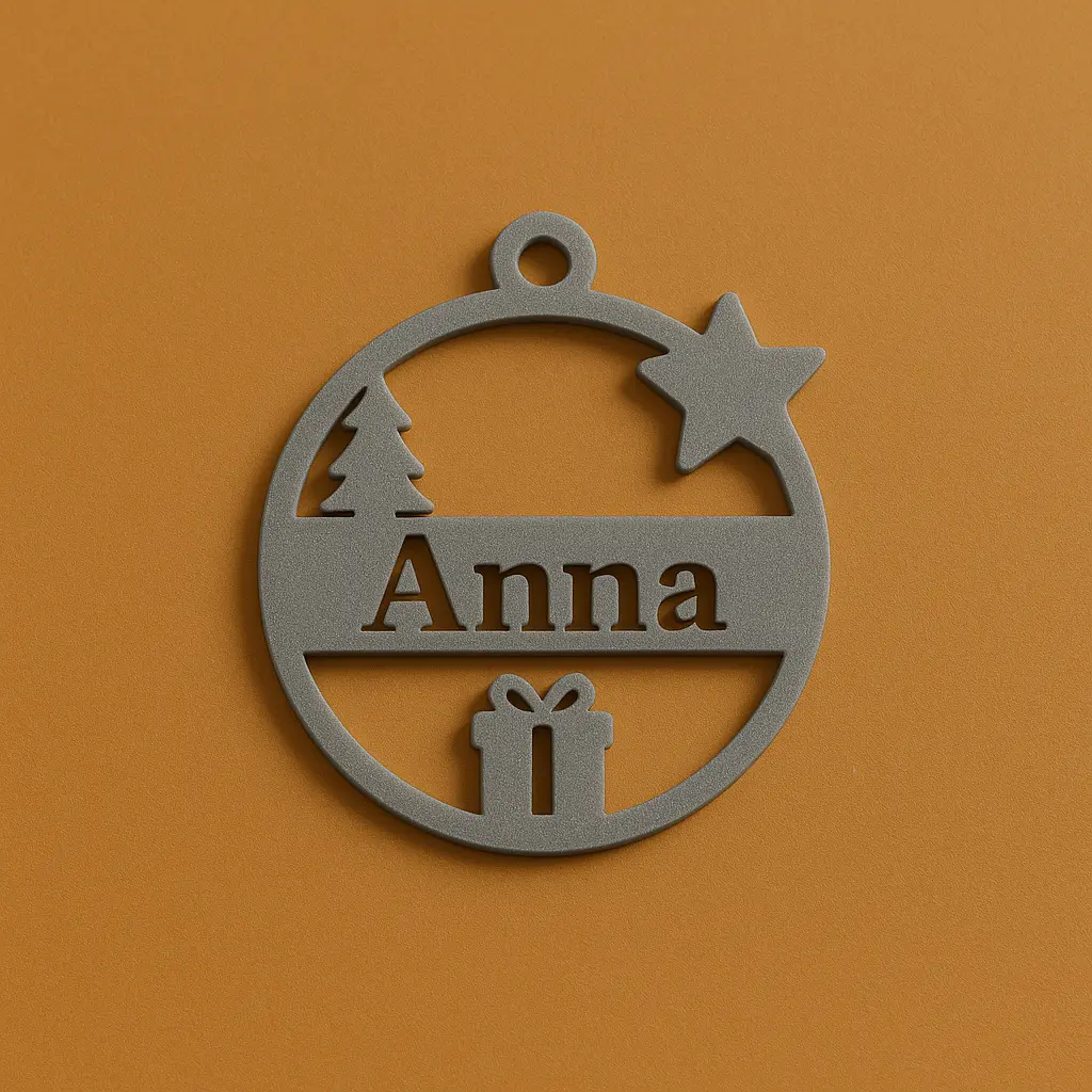 Personalisierter Weihnachtsanhänger – mit deinem Wunschnamen – Bild 9