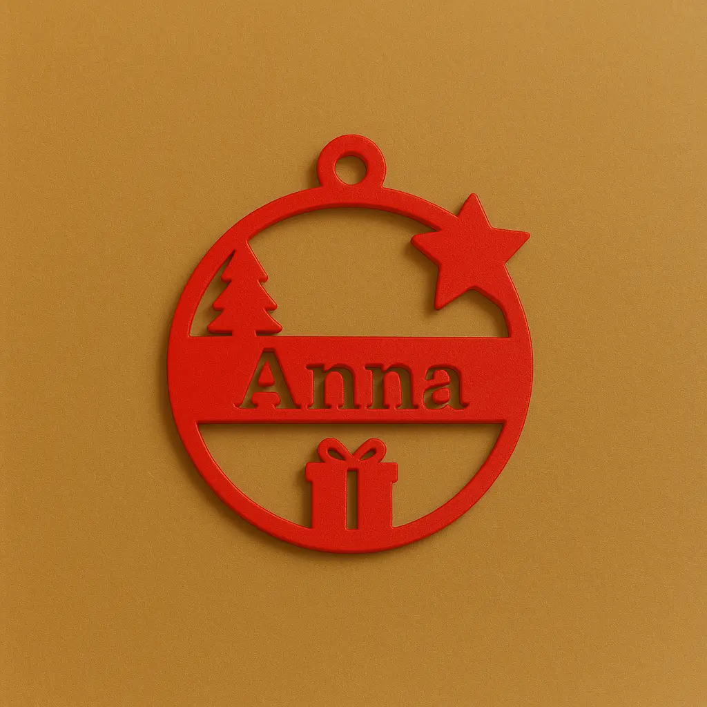 Personalisierter Weihnachtsanhänger – mit deinem Wunschnamen – Bild 8