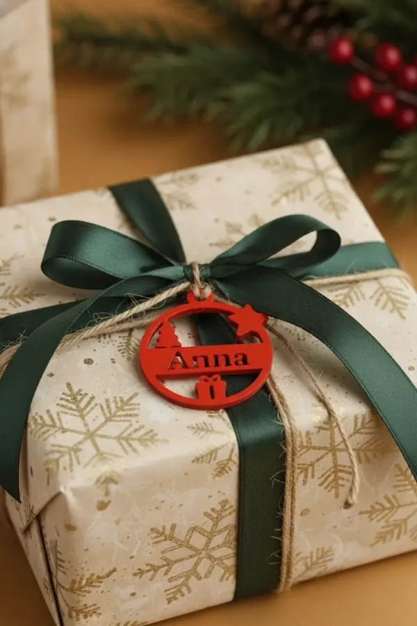 personalisierter weihnachtsanhänger