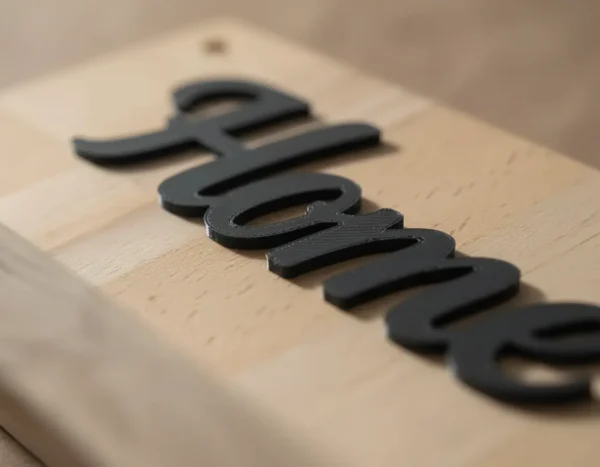 design schluesselboard holz Detail