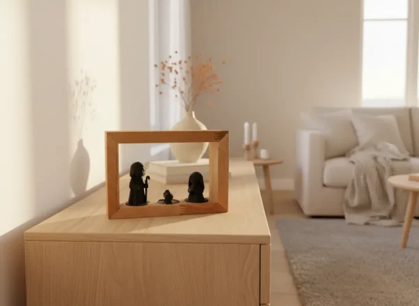 moderner holz aufsteller Szene